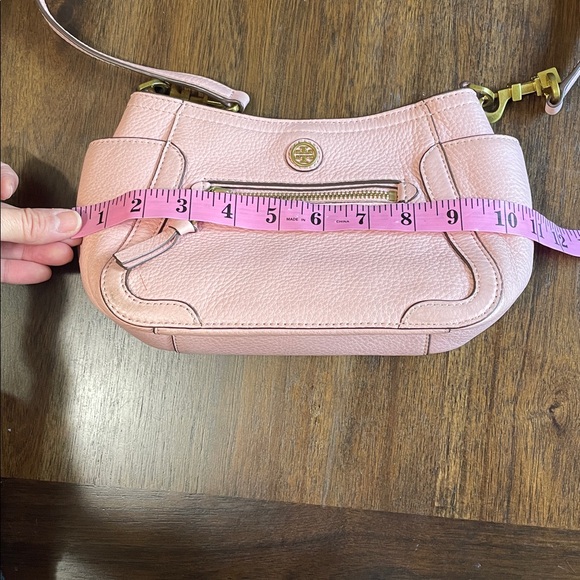 Tory Burch Francis Mini Blush Pink Crossbody Bag with Gold Accents - Picture 9 of 10